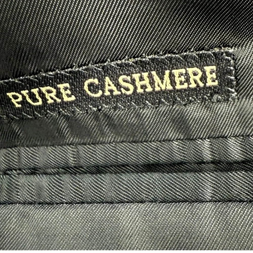 Corneliani Pure Cashmere Black Blazer Jacket Men Size US 44L  EU 54L Italy